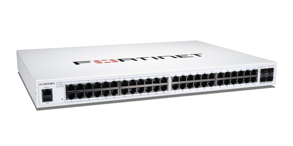 Fortinet FortiSwitch 148F-PoE network switch for wired business network by Microtalk Fortinet FortiSwitch 148F-PoE network switch for wired business network by Microtalk